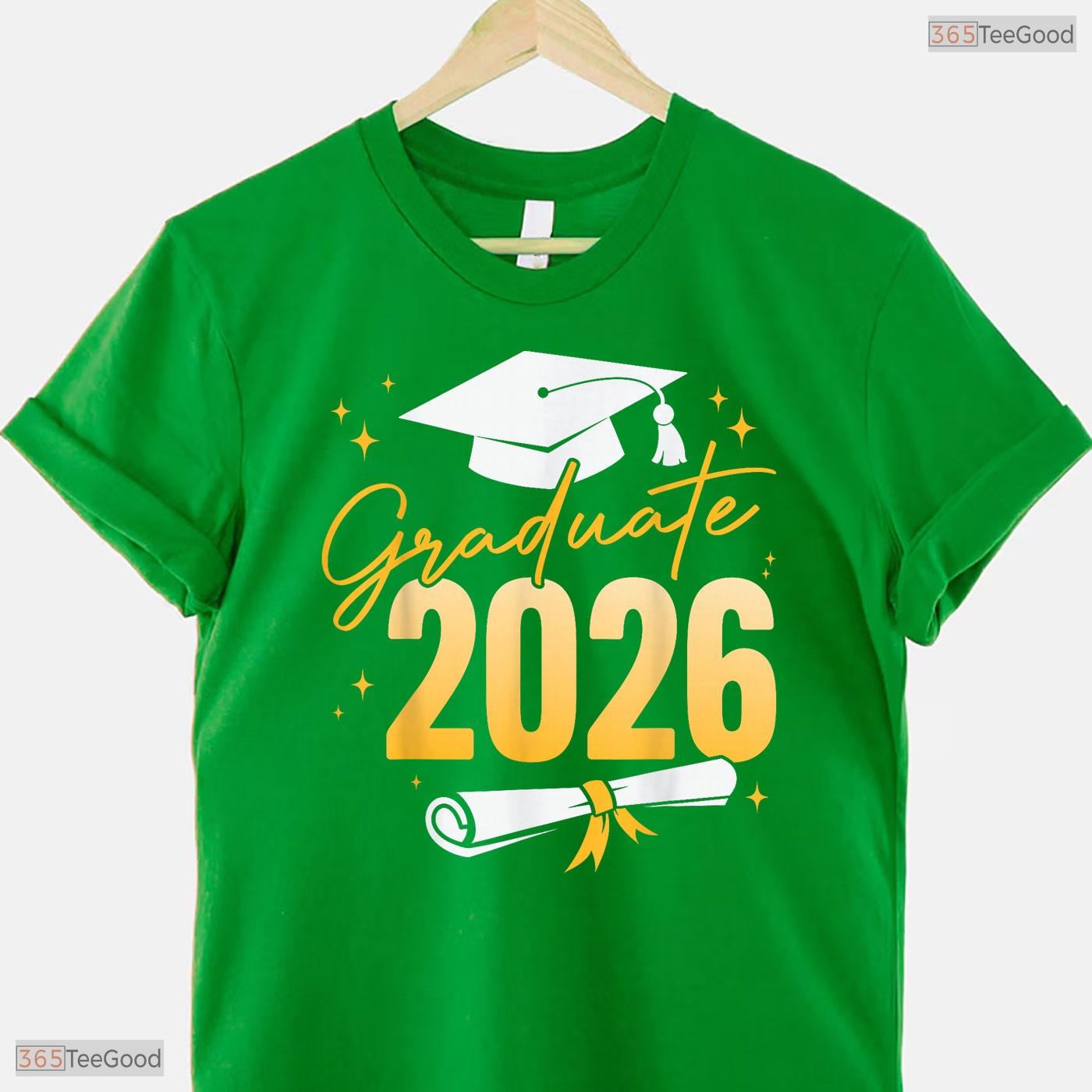 Awesome Graduate Class of 2026 Done Graduation Senior Grad Student T-Shirt
