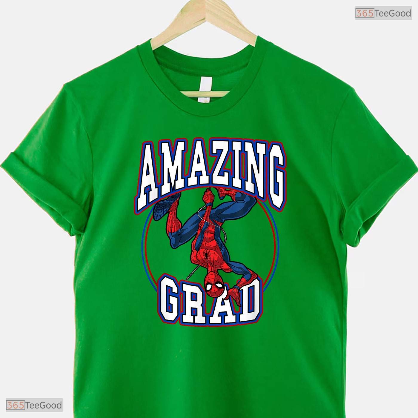 Comic Book Hero Style Amazing Grad Big Chest Logo Senior Party T-Shirt