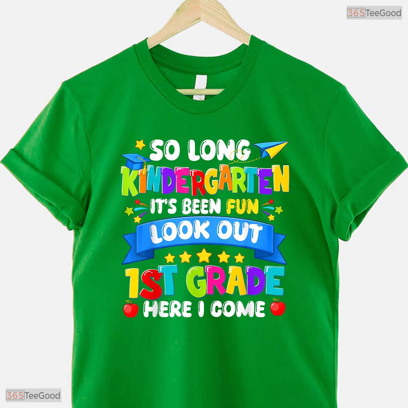Fun So Long Kindergarten 1st Grade Here I Come Graduation Last Day T-Shirt