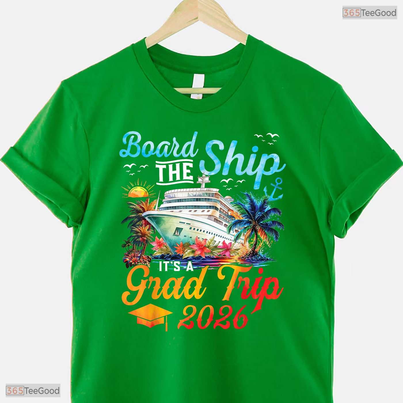 Board The Ship It's Graduation Trip 2026 Senior Cruise Party Vacation T-Shirt