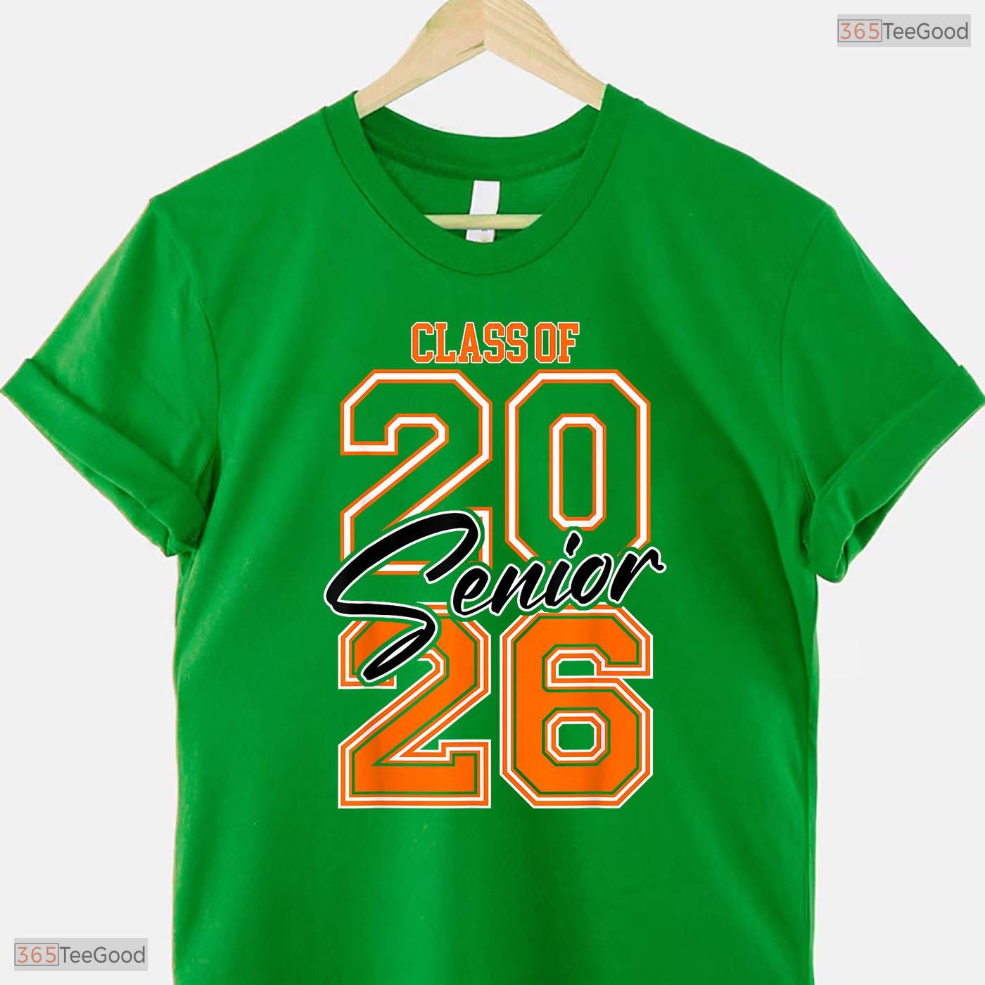Trendy Class Of 2026 Senior Graduation Orange Vibes Retro Aesthetic T-Shirt