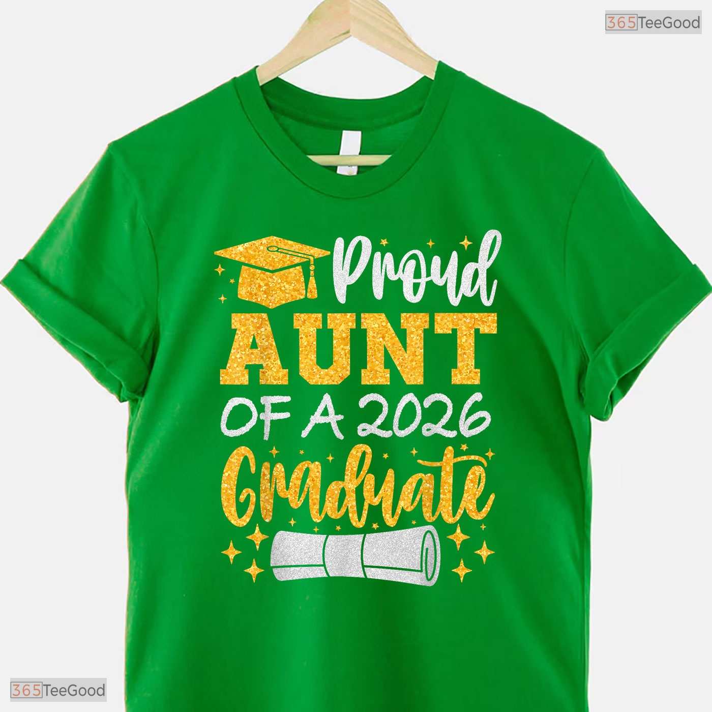 Thrilled Proud Aunt Of A 2026 Graduate Class Of 2026 Graduation Day T-Shirt