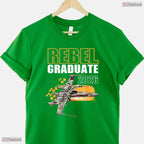 Cosmic Galaxy Space Fighter Rebel Graduate 2026 Science Fiction Party T-Shirt