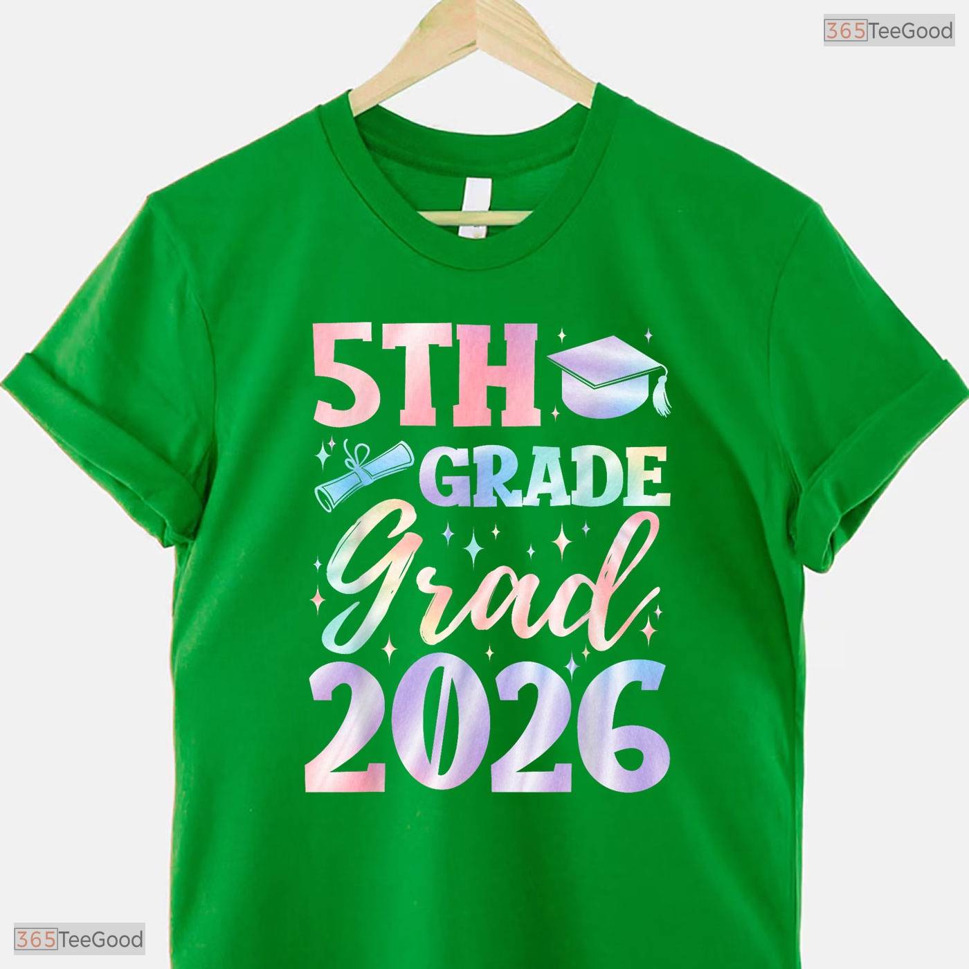 Official 5th Grade Graduation Class 2026 Elementary School Graduate Kids T-Shirt