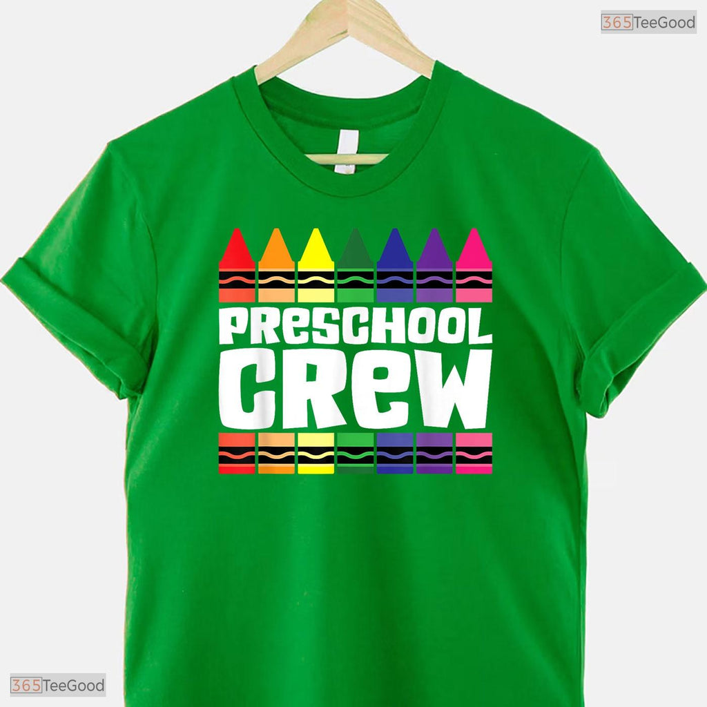 Awesome Preschool Crew Pre-K Tribe Back To School Teacher Student Matching T-Shirt