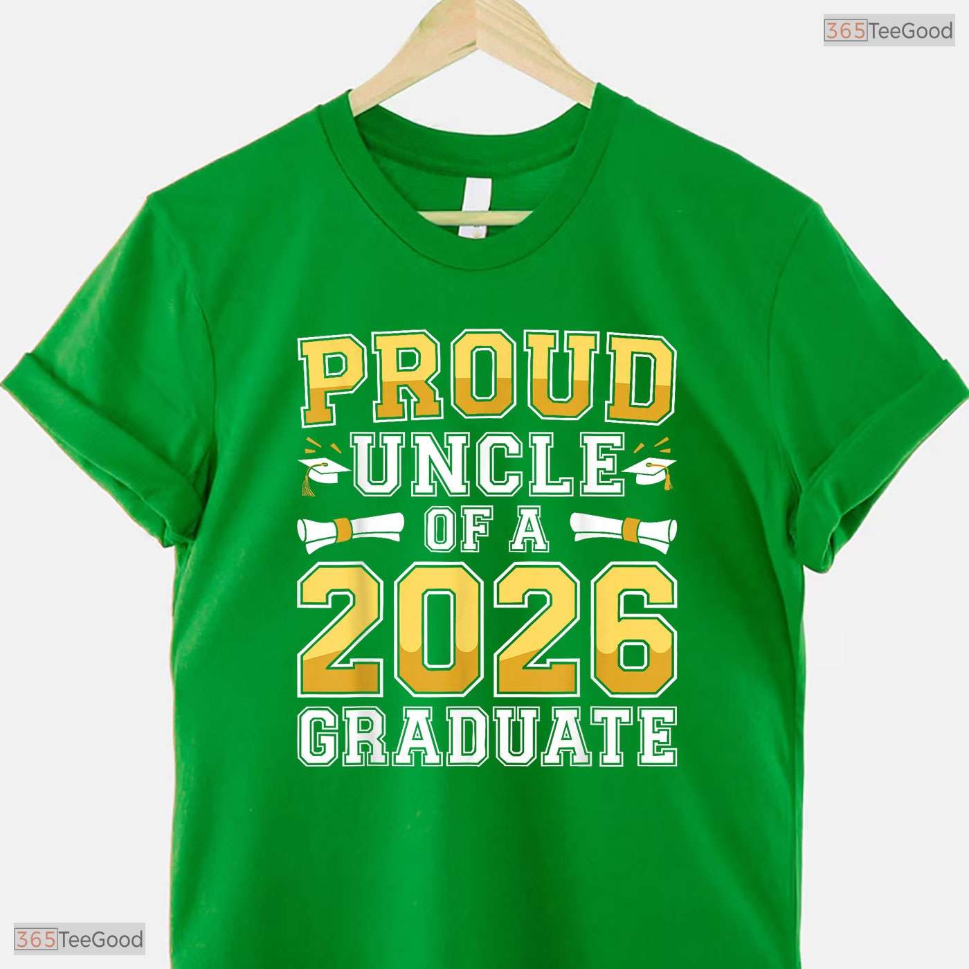 Supportive Proud Uncle Of A 2026 Graduate Shirt Class 2026 Graduation Day T-Shirt