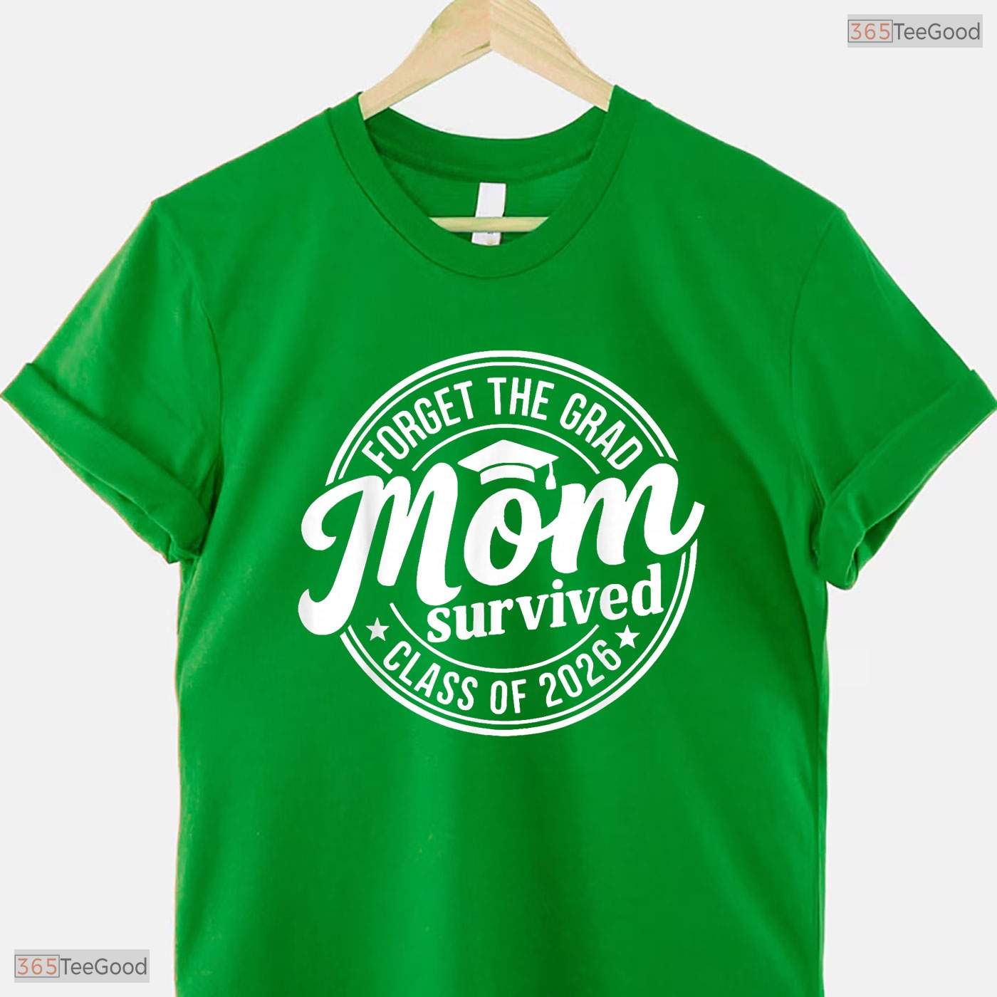 Hilarious Forget The Grad Mom Survived Class Of 2026 Senior Party Women T-Shirt