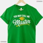 Official Masters Degree Graduation University Graduate Achievement Celebration T-Shirt