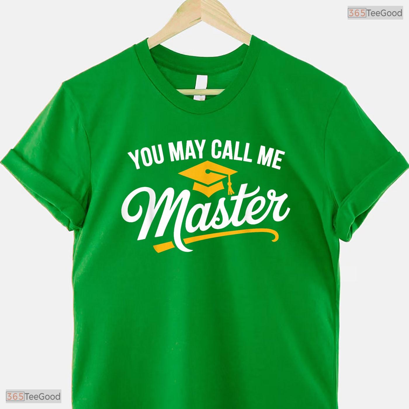 Official Masters Degree Graduation University Graduate Achievement Celebration T-Shirt