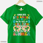 Fun Goodbye 5th Grade Last Day Of School Graduation To 6th Grade Transition T-Shirt