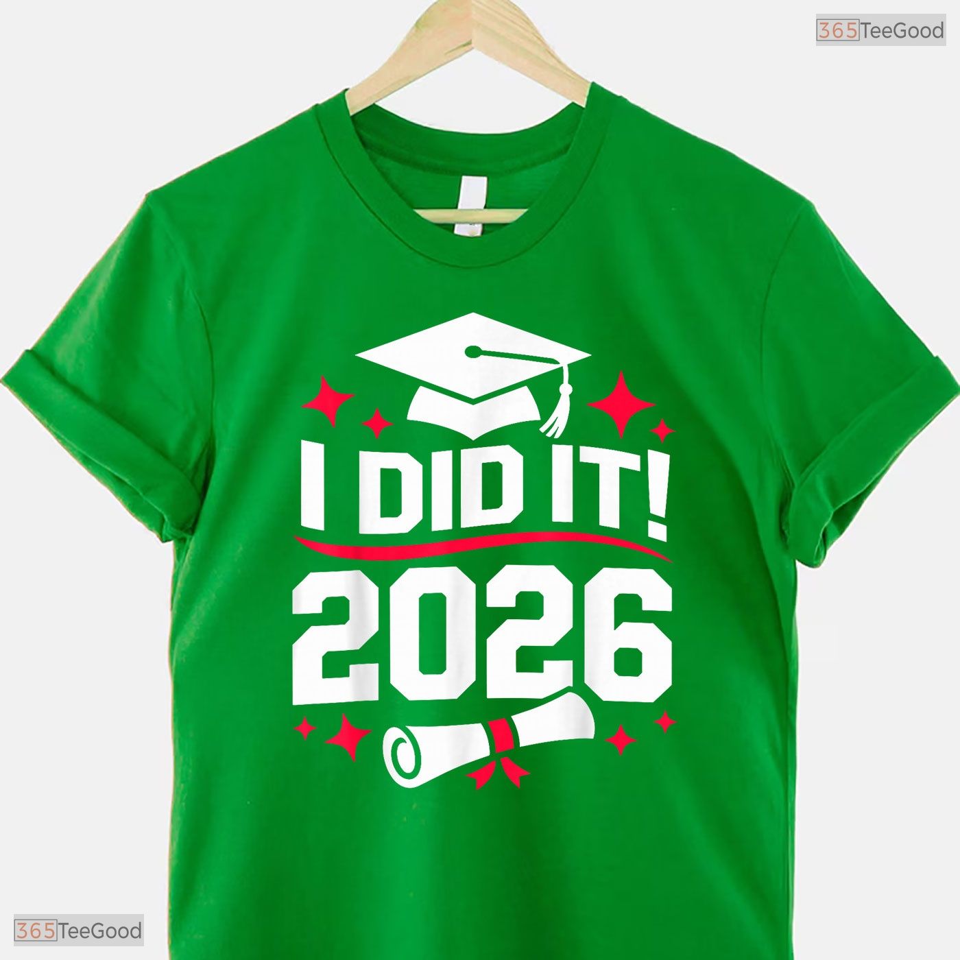 I Did It Class Of 2026 Graduate Funny High School Senior Graduation Party T-Shirt