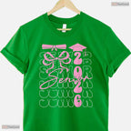 Trendy Coquette Bow Senior 2026 Class Of 2026 Graduation Apparel For Girls Shirt