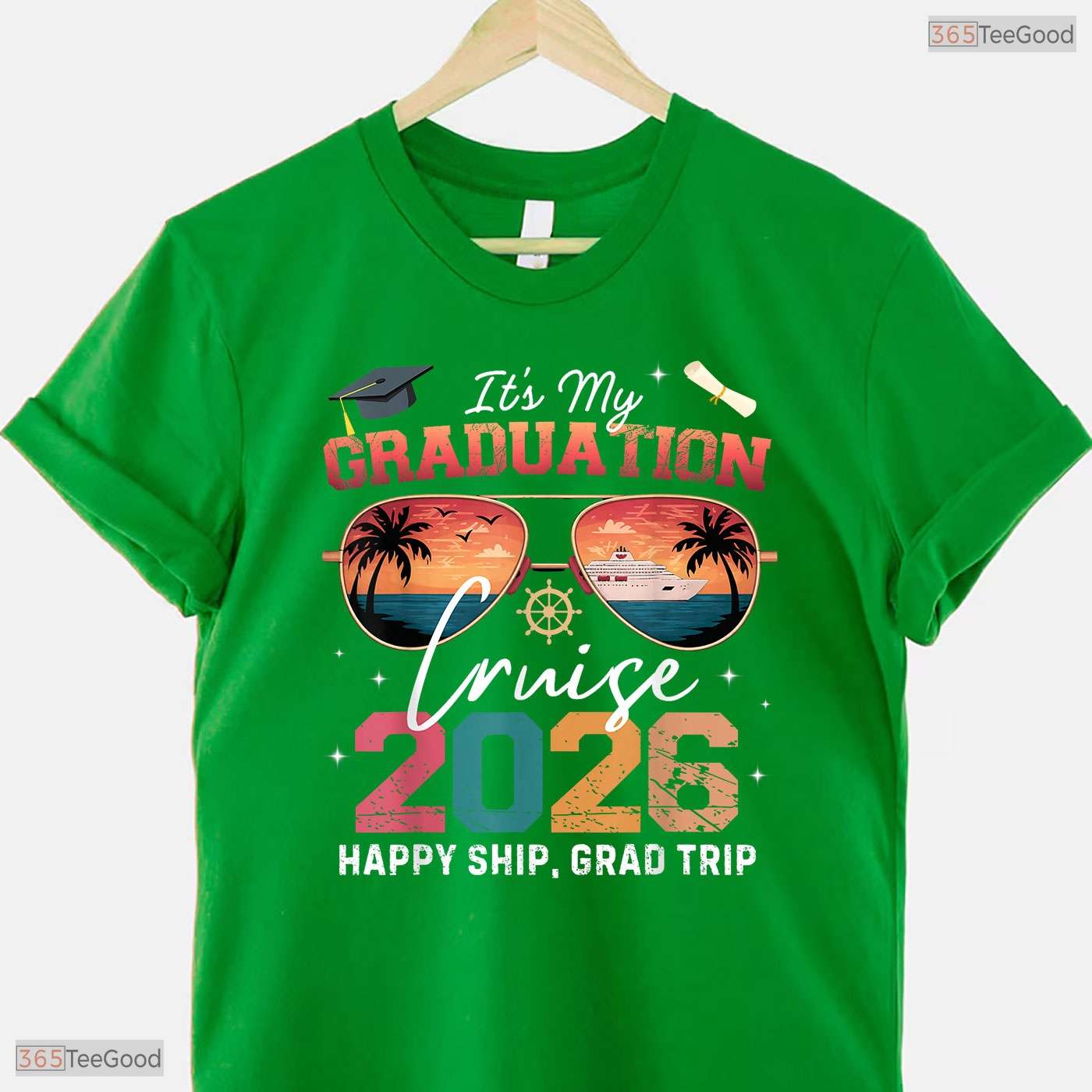 It's My Graduation Cruise 2026 Funny Family Vacation Graduate Celebration T-Shirt