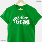Funny Class Of 2026 College Graduate Humor For University Senior Students T-Shirt