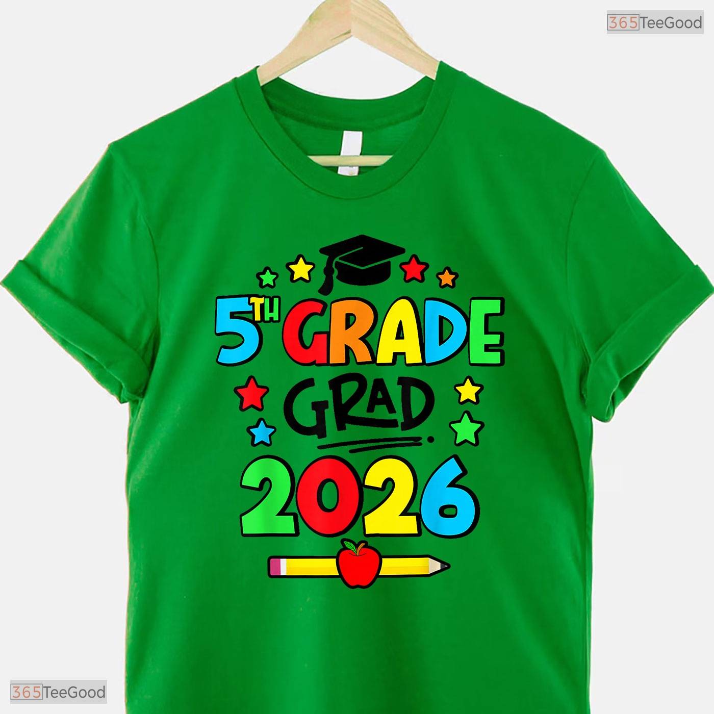 Fifth 5th Grade Grad 2026 Elementary School Graduate End Of Year Celebration Shirt