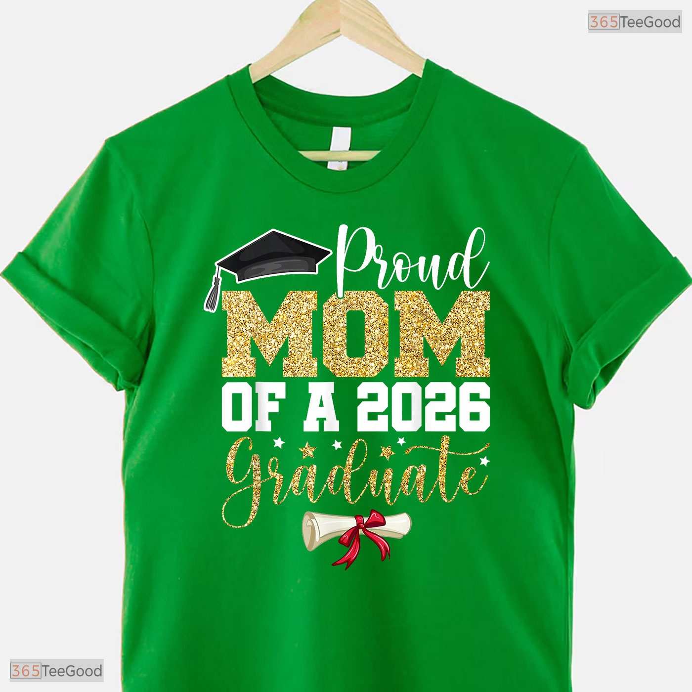 Proud Mom Of A 2026 Senior Graduate Matching Family Graduation Party T-Shirt