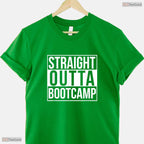 Straight Outta Bootcamp Graduation 2026 Proud Military Training Family Shirt