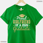 Proud Girlfriend Of A Class Of 2026 Senior Graduate High School Party T-Shirt