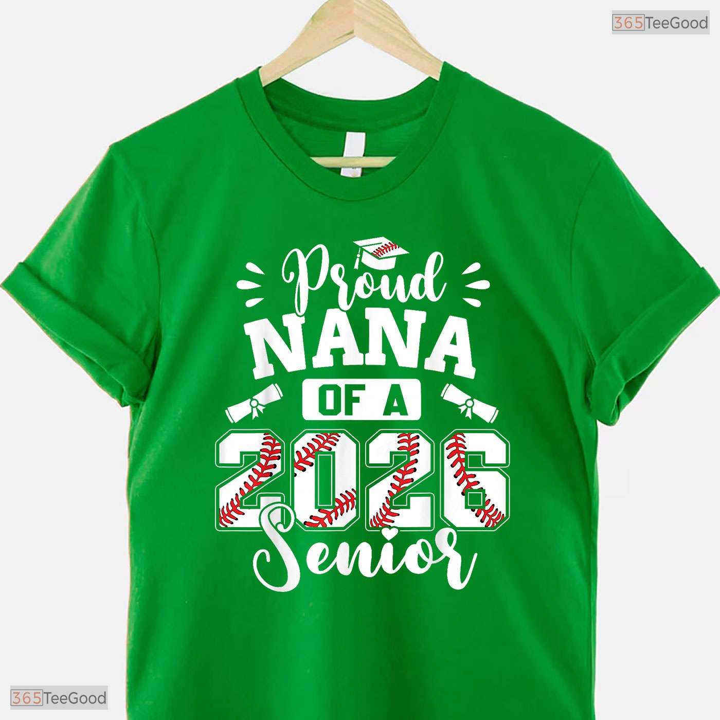 Proud Nana Of A 2026 Senior Baseball Player Graduate Sports Family T-Shirt
