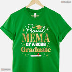 Proud Mema Of A Class Of 2026 Graduate Senior High School Graduation T-Shirt