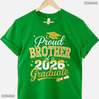Proud Brother Of A Class Of 2026 Graduate High School Senior Ceremony T-Shirt