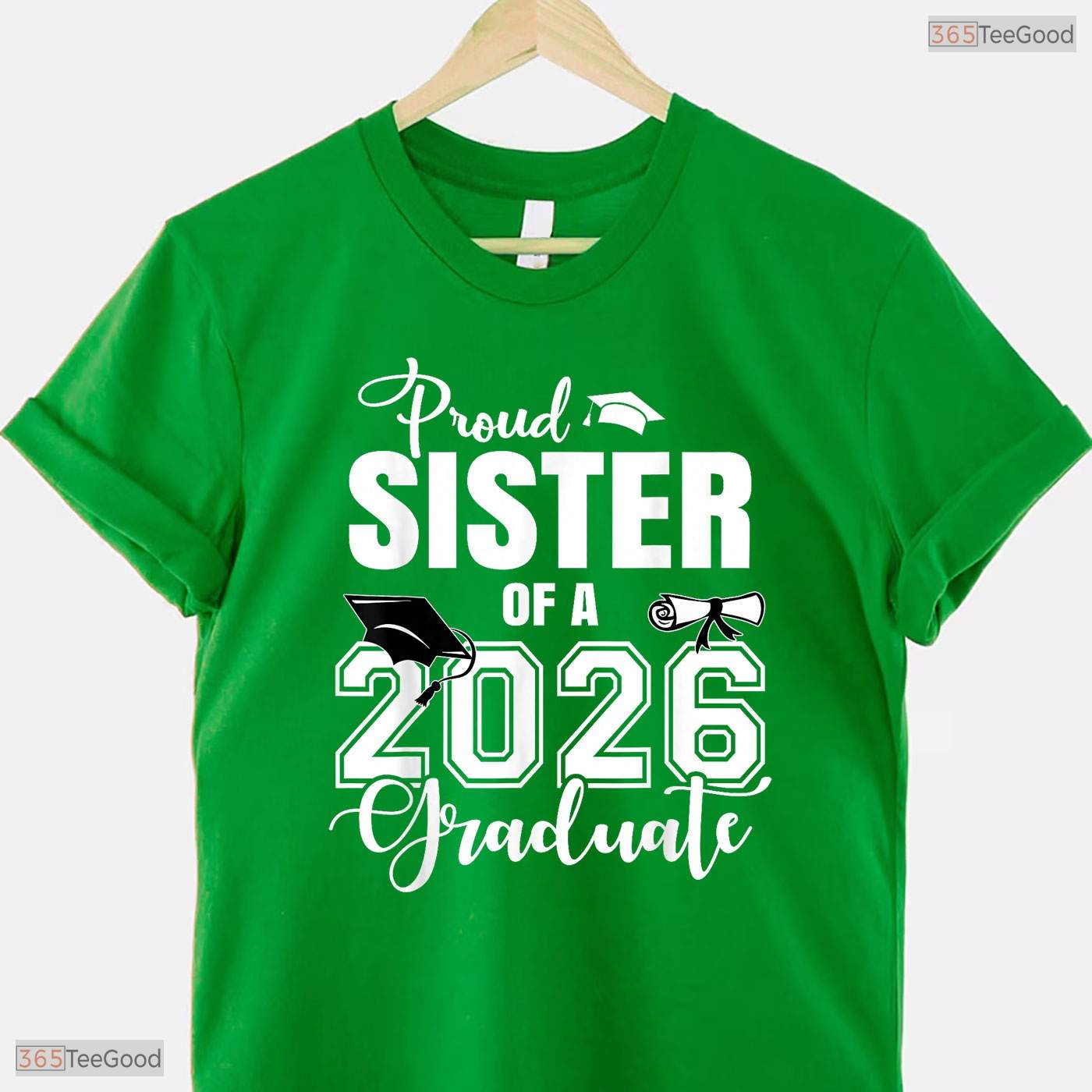 Matching Proud Sister Of A 2026 Graduate Family University Celebration T-Shirt