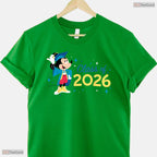Cute Classic Mouse Ears Graduation Class Of 2026 New Grad Celebration T-Shirt