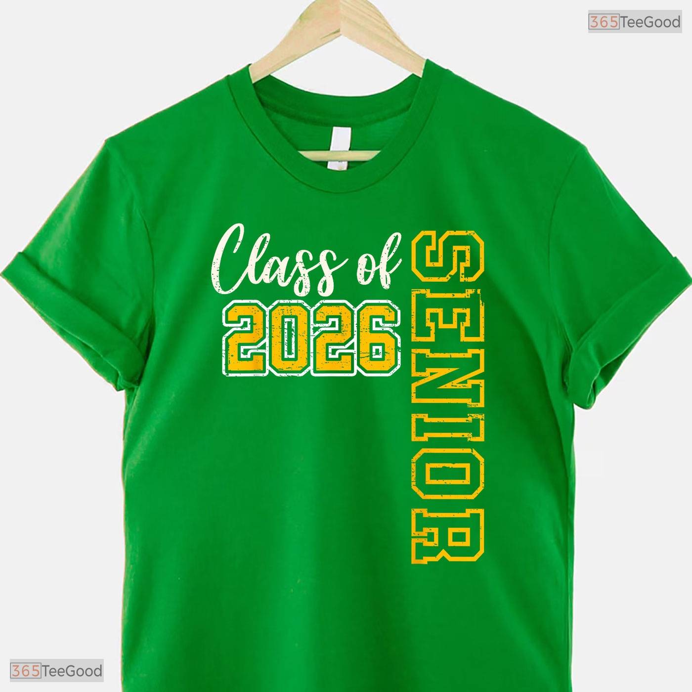 Class Of 2026 Senior High School Graduation Black And Gold Party T-Shirt