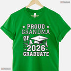 Cute Proud Grandma Of A 2026 Graduate Matching Family Graduation T-Shirt
