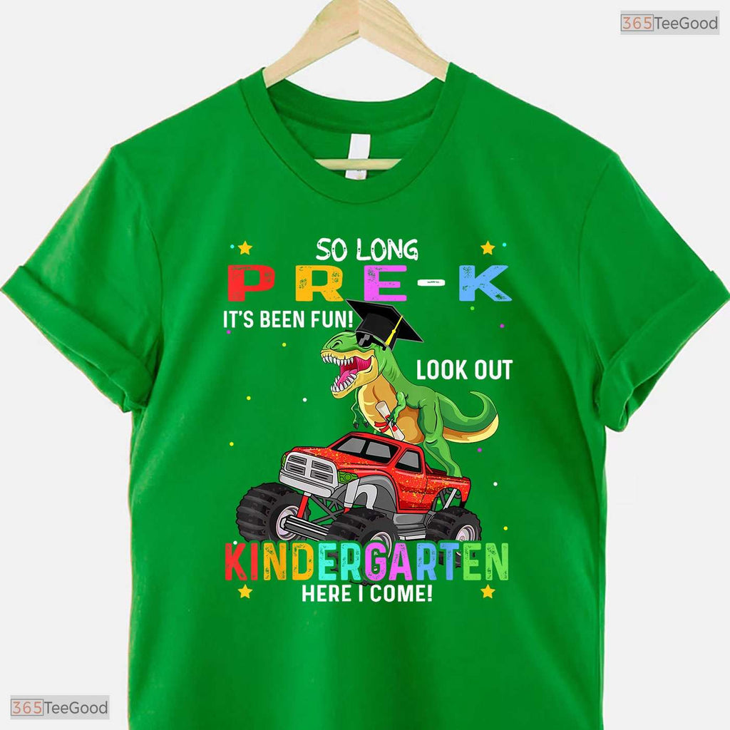Pre K Kindergarten Graduate Cute Dinosaur Class Of 2026 Boys Youth T-Shirt