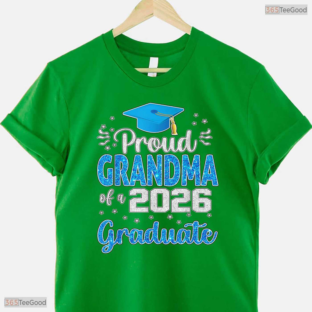 Proud Grandmother Of A High School Senior 2026 Graduate Commemorative Shirt