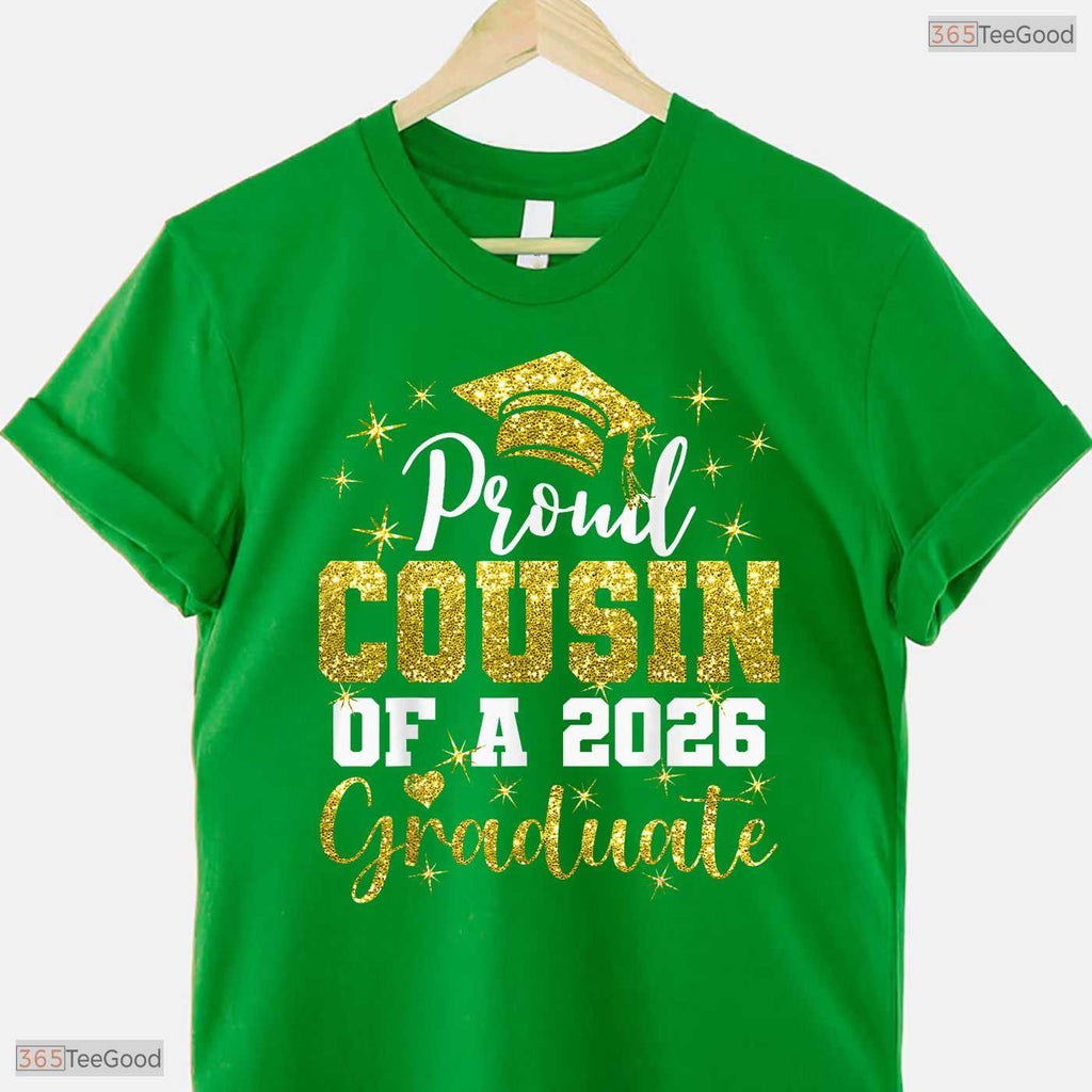 Super Proud Cousin Of A 2026 Graduate High School Senior Family Graduation T-Shirt