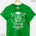 Class Of 2026 Culinary Arts Graduate Funny Food Cuisine Chef Graduation T-Shirt
