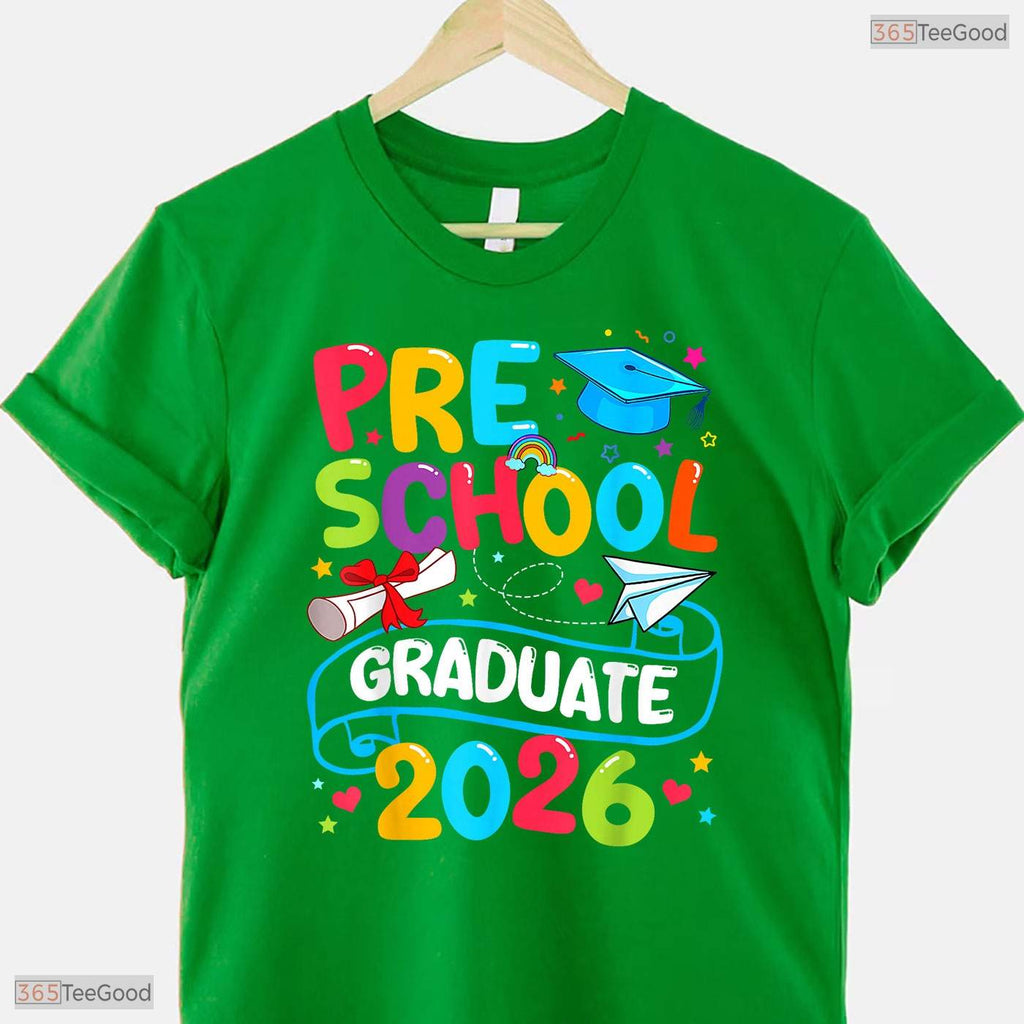 Awesome Preschool Graduate 2026 Pre-K Grad Funny School Graduation T-Shirt