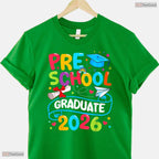 Awesome Preschool Graduate 2026 Pre-K Grad Funny School Graduation T-Shirt