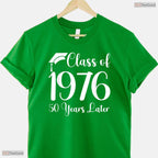 Class Reunion 1976 50 Years Later Alumni Classmates Vintage High School T-Shirt