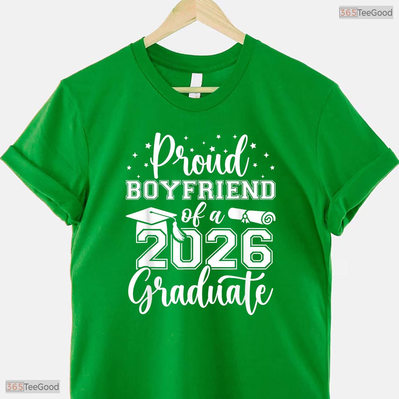 Proud Boyfriend Of A Class Of 2026 Graduate Senior High School Party Shirt