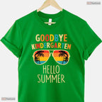 Awesome Goodbye Kindergarten Hello Summer Last Day Of School Graduation Boy T-Shirt