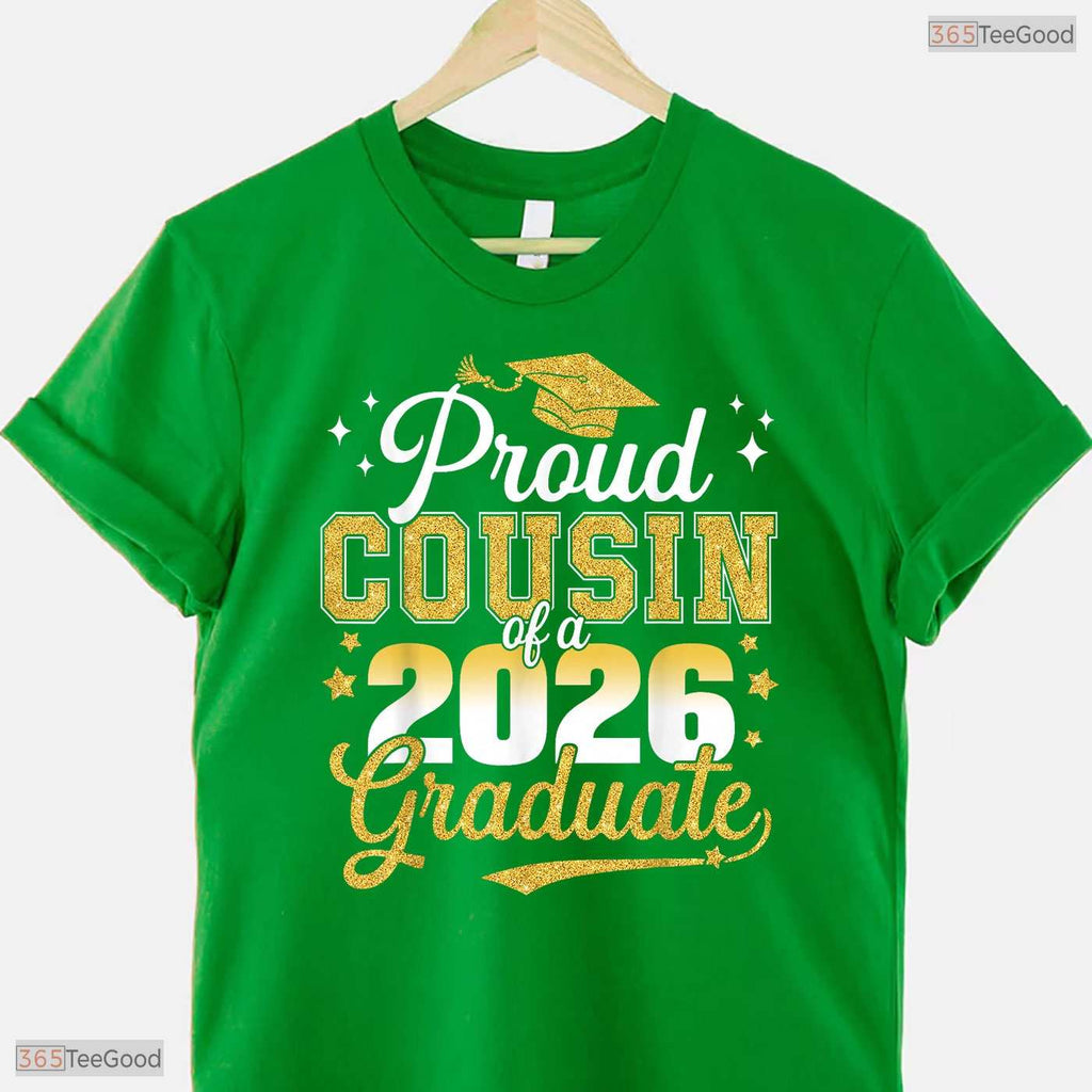 Proud Cousin Of A Class Of 2026 Graduate University Commencement Party T-Shirt