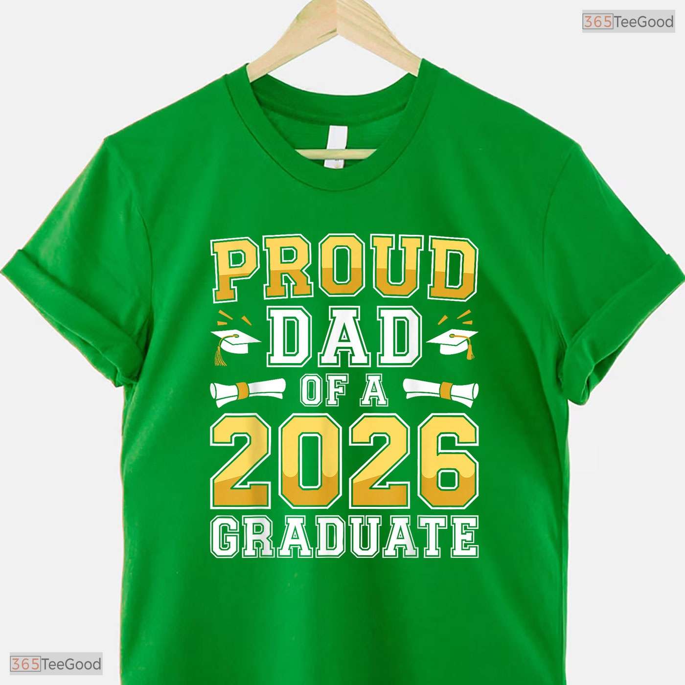 Proud Dad Of A 2026 Graduate Senior Class Matching Family Celebration Party T-Shirt