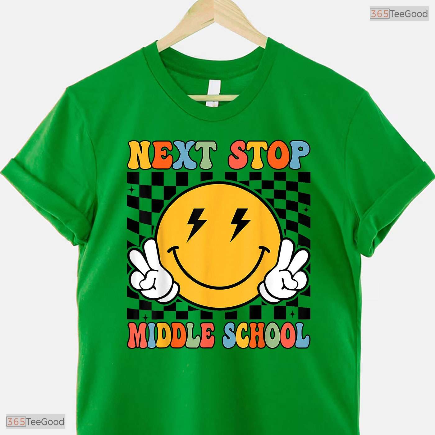 Groovy Next Stop Middle School Elementary School Youth Graduation T-Shirt