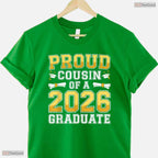Proud Cousin Of A Class Of 2026 Graduate High School Family Party T-Shirt
