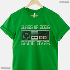 Funny Game Over Class Of 2026 Senior Video Gamer High School Graduation Shirt