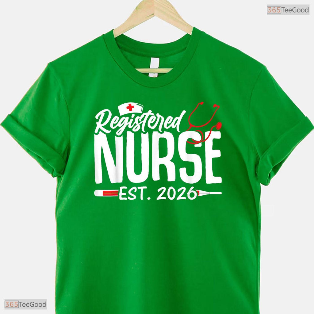 Graduate Registered Nurse Est 2026 Nursing School Medical Degree RN T-Shirt