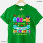 Colorful Preschool Graduation 2025 Pre-K Graduate Kids Boys And Girls Party T-Shirt