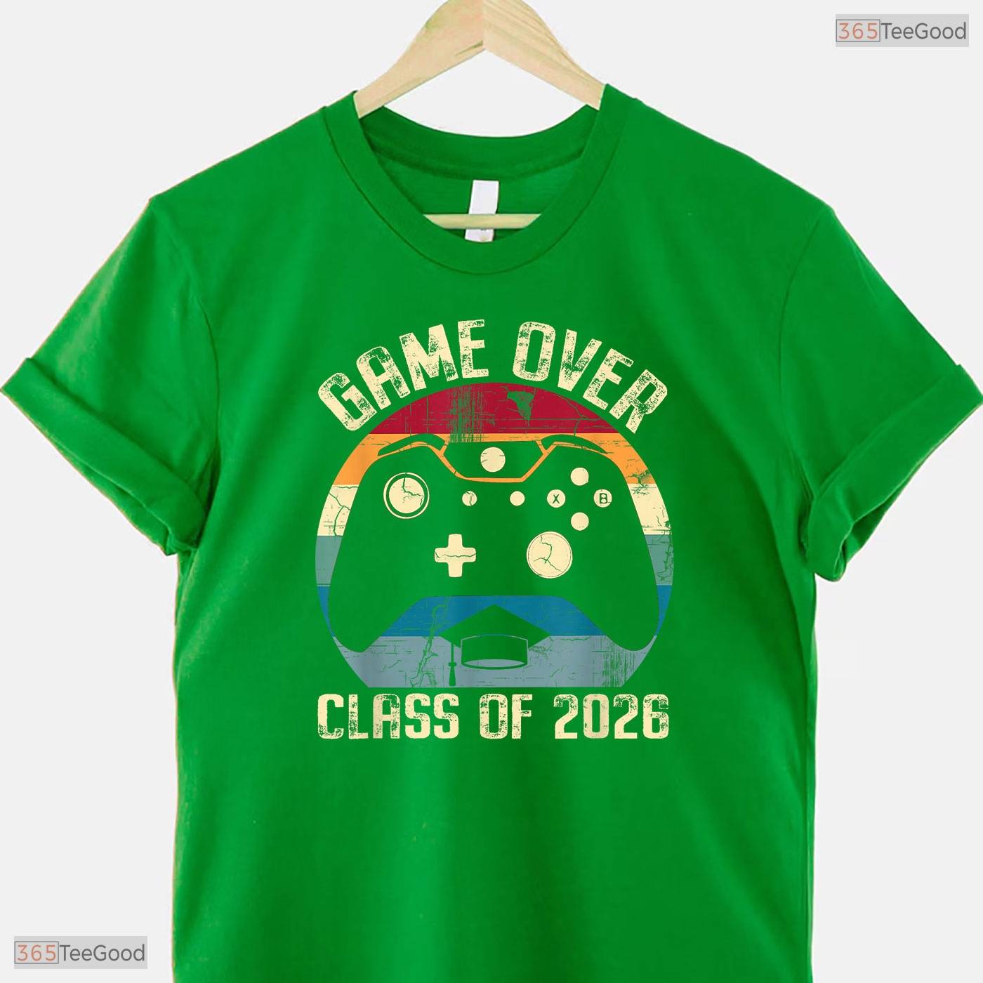 Video Game Level Complete Class Of 2026 Senior Gamer Graduation Party Shirt