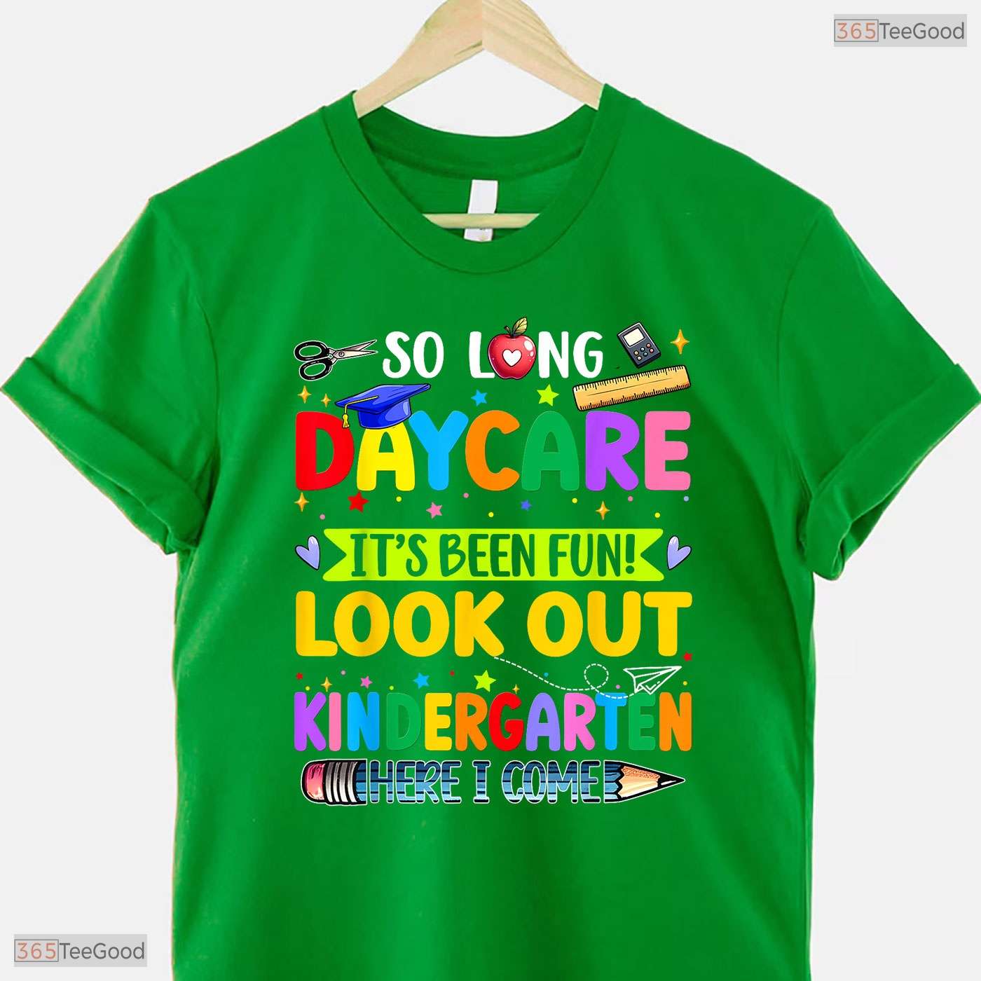 So Long Daycare Kindergarten Here I Come Cute Early Childhood Graduation Shirt