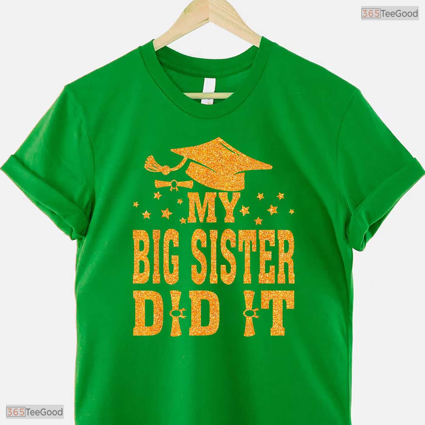 My Big Sister Did It Graduation Graduated Sibling Matching Family Party T-Shirt