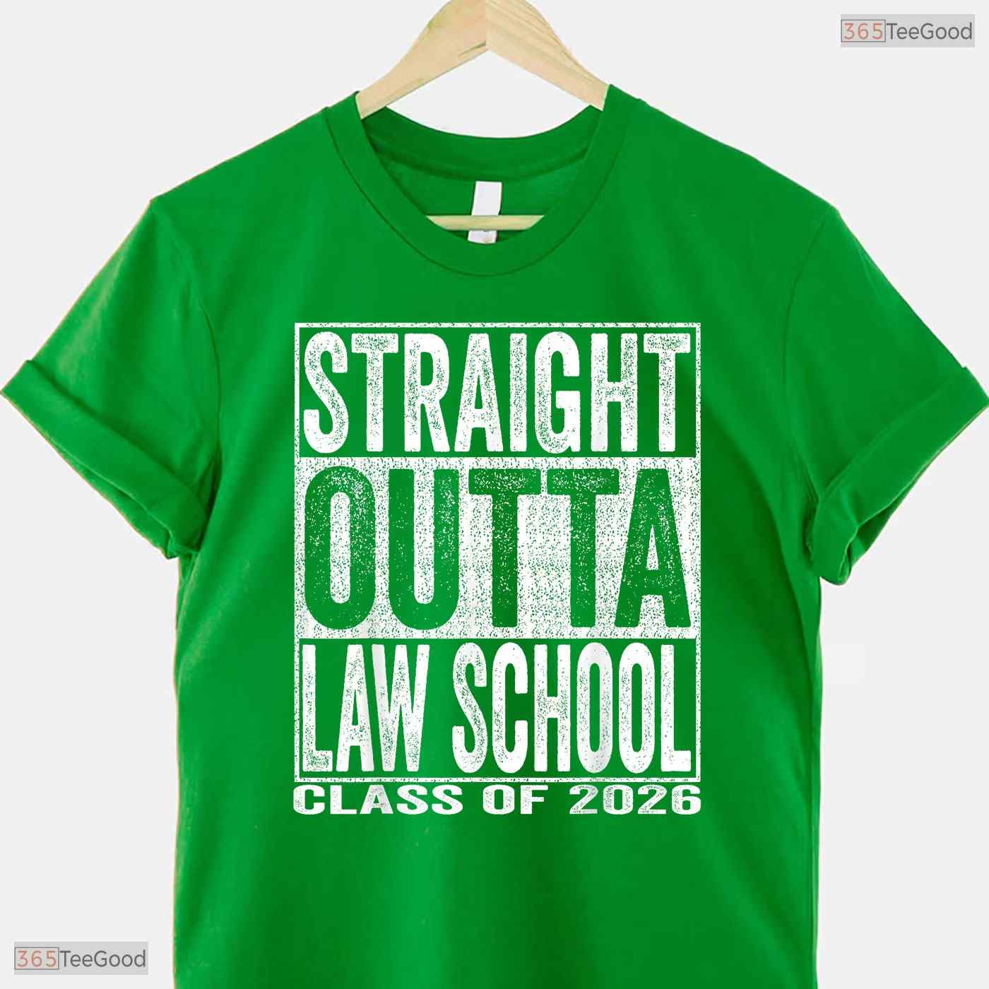 Straight Outta Law School Graduate Funny Class Of 2026 Future Lawyer T-Shirt