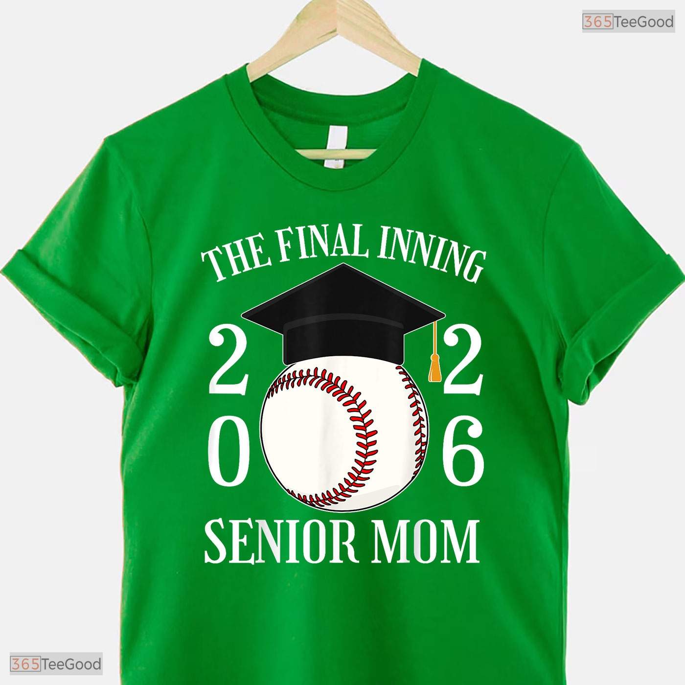 The Final Inning Senior Baseball Mom Class Of 2026 Graduate Sports Team T-Shirt